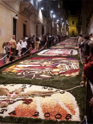 Infiorata di NOTO del 2008 - Siracusa - Sicilia